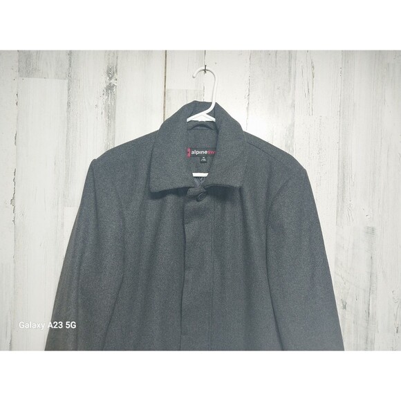 Alpine Swiss Men's Wool Blend Overcoat Size Medium - Picture 3 of 7